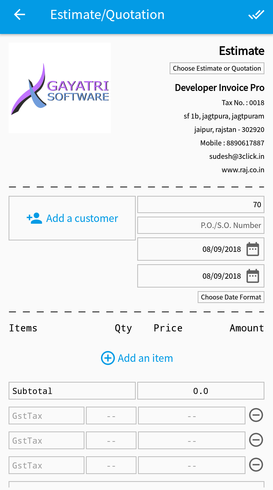invoice app invoice app